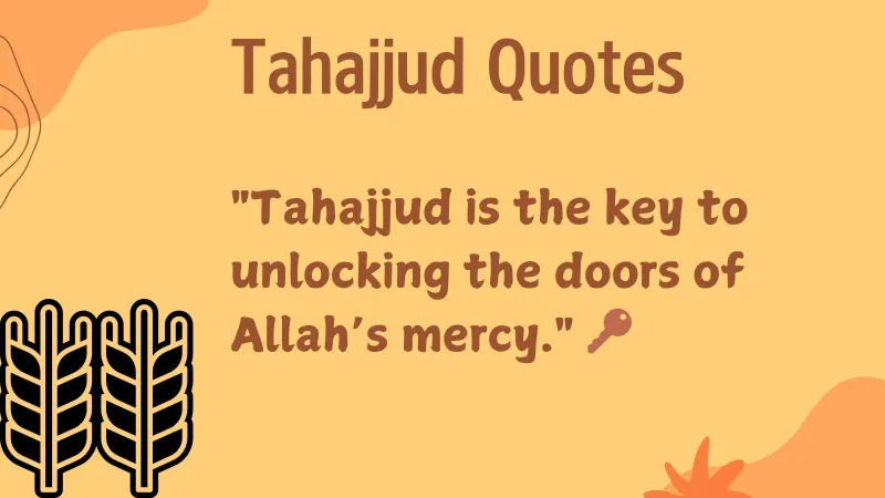 Tahajjud Quotes