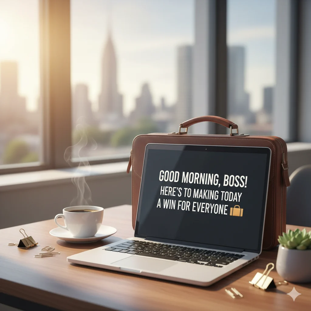 Good Morning Messages for Boss