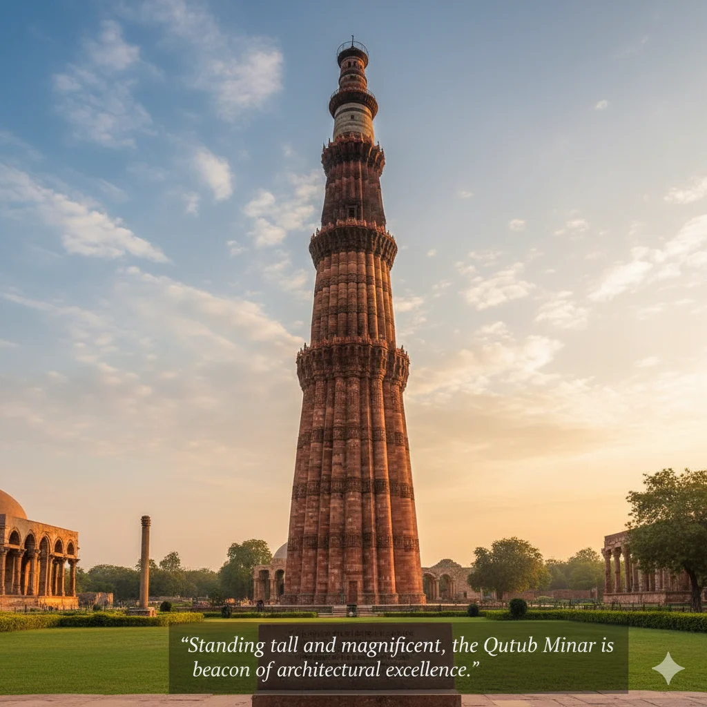 Qutub Minar Quotes and Captions
