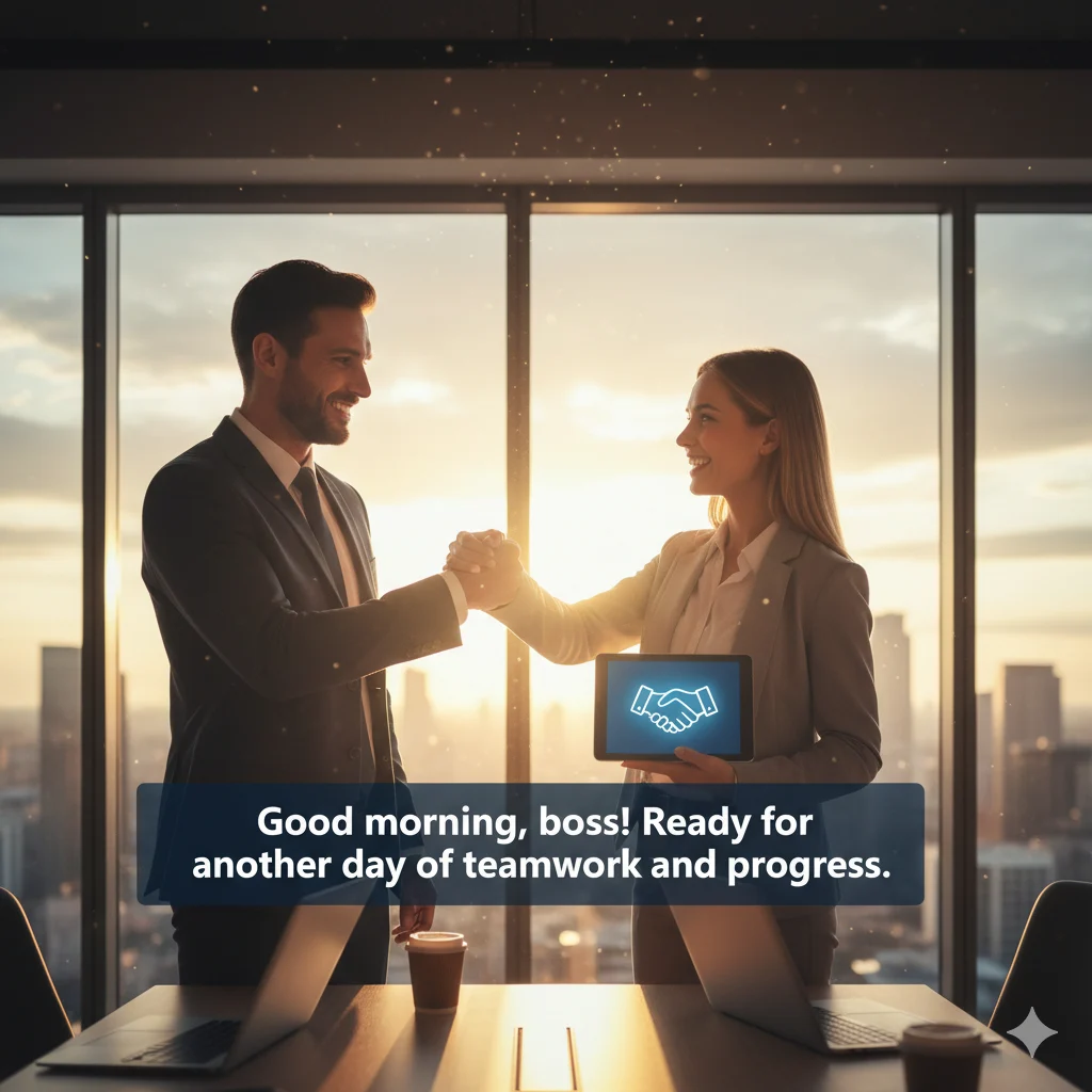 Good Morning Messages for Boss