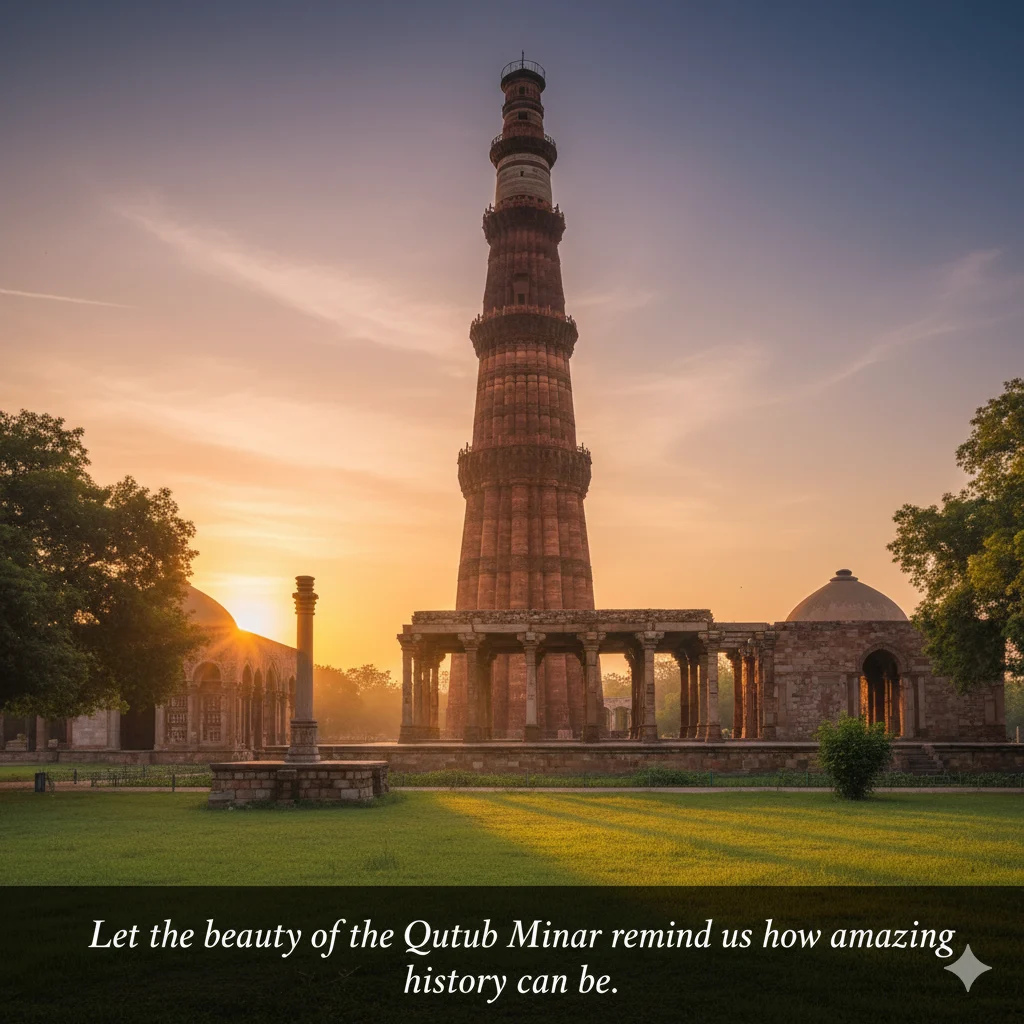 Qutub Minar Quotes and Captions