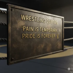 Read more about the article 110+Wrestling Quotes 🥇 – Power and Passion   in Every Match 2025