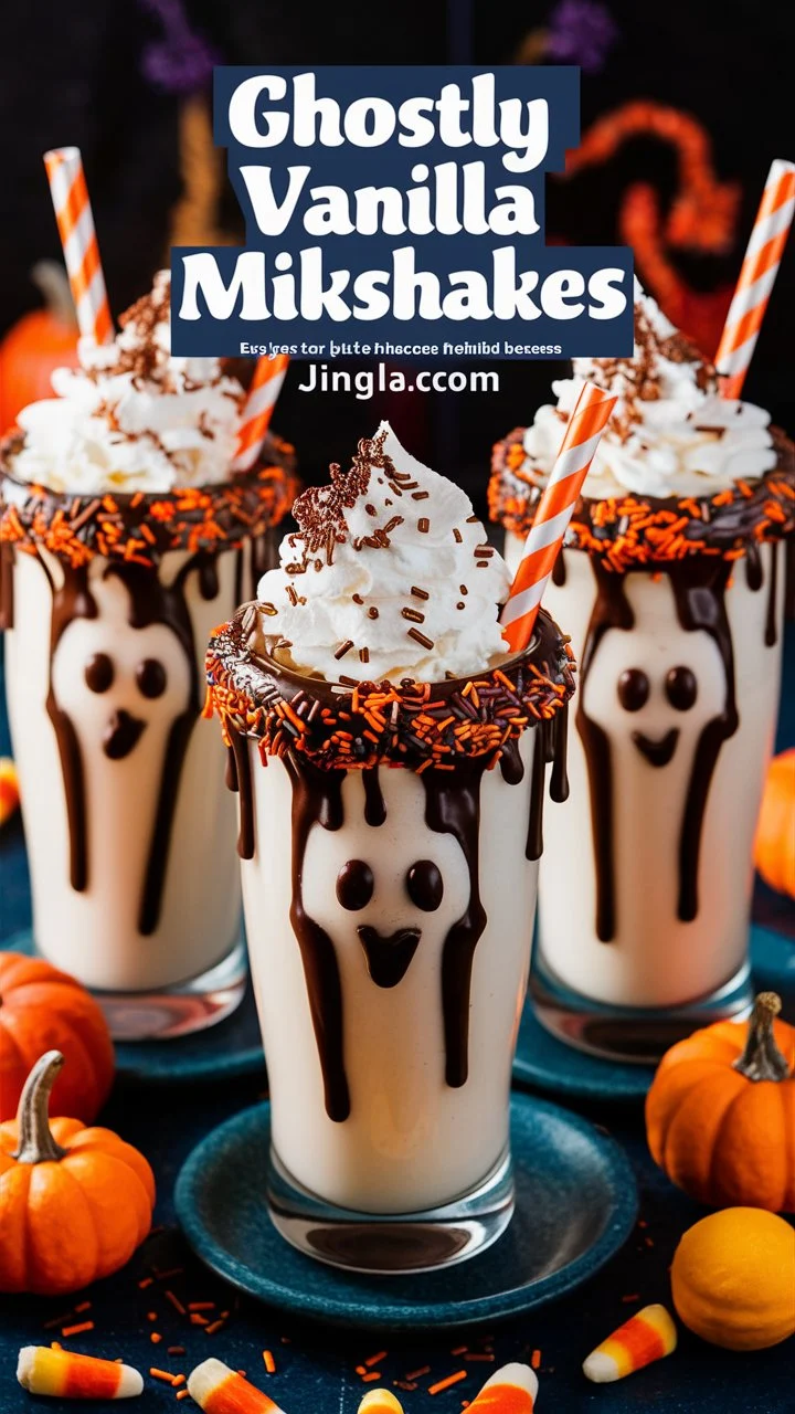 Read more about the article Ghostly Vanilla Milkshake | The Ultimate 5-Minute Halloween Drink That Everyone Loves!2025