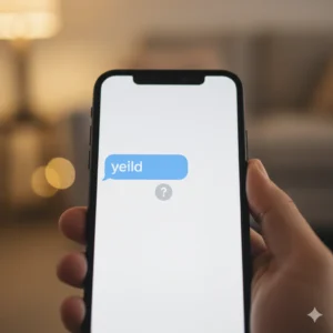 Read more about the article What Does Yeild Mean? 🤔 The Texting Typo Explained